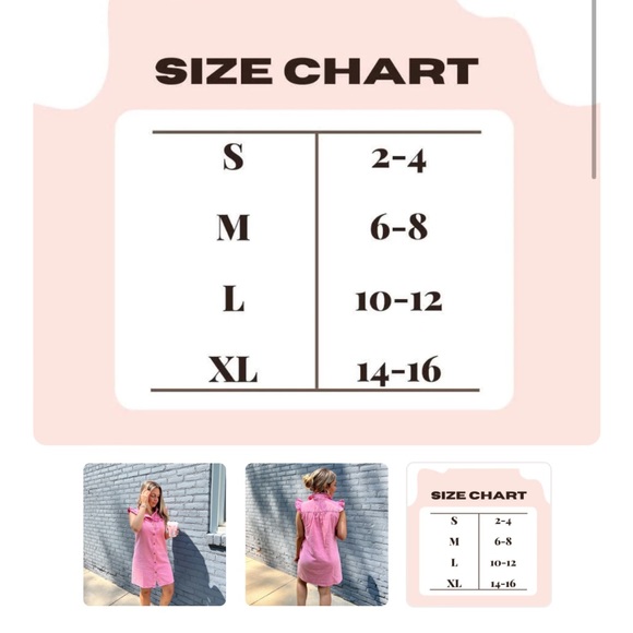 Pink Denim Mini Dress - Picture 3 of 3